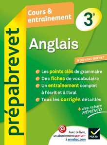 Anglais 3e : cours et entraînement : nouveau brevet