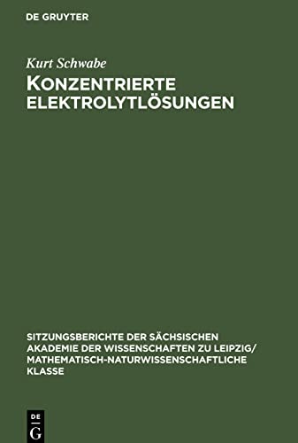 Konzentrierte Elektrolytlösungen: Thermodynamische und kinetische Eigenschaften