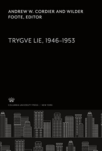 Trygve Lie 1946¿1953