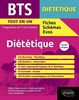 BTS diététique : tout en un, programmes de 1re et 2e années : fiches, schémas, exos