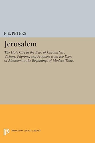 Jerusalem: The Holy City in the Eyes of Chroniclers, Visitors, Pilgrims, and Prophets from the Days of Abraham to the Beginnings of Modern Times (Princeton Legacy Library)