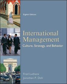 International Management: Culture, Strategy, and Behavior