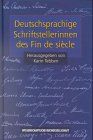 Deutschsprachige Schriftstellerinnen des Fin de siecle