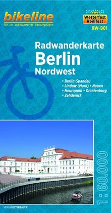 Berlin Nordwest (RW-B1) Berlin-Spandau - Lindow (Mark) - Nauen - Neuruppin - Oranienburg - Zehdenick, Maßstab 1:60.000, wetter- und reißfest