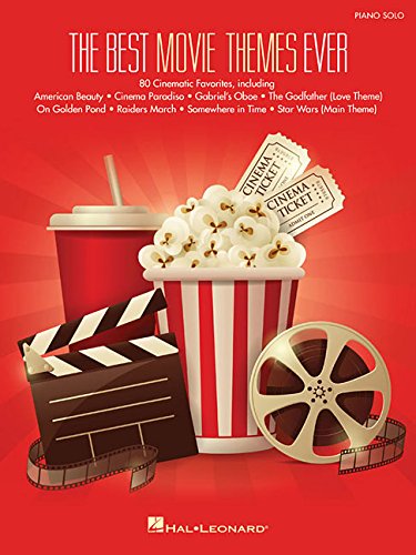 The Best Movie Themes Ever Piano Solo Songbook Keyboard Sheet Music Book Intermediate Advanced Players 80 Film Scores...