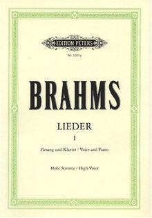 Lieder 1: Gesang und Klavier / Voice and Piano.Hohe Stimme / High Voice