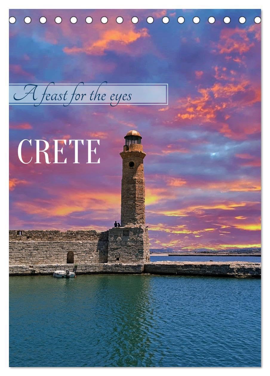 A feast for the eyes - Crete (Desk Calendar 2026 DIN A5 portrait), CALVENDO 12 Month DeskCalendar: Fantastic views of the sea