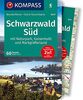 KOMPASS Wanderführer Schwarzwald Süd mit Naturpark, Kaiserstuhl und Markgräflerland: Wanderführer mit Extra-Tourenkarte 1:75.000, 60 Touren, GPX-Daten zum Download.