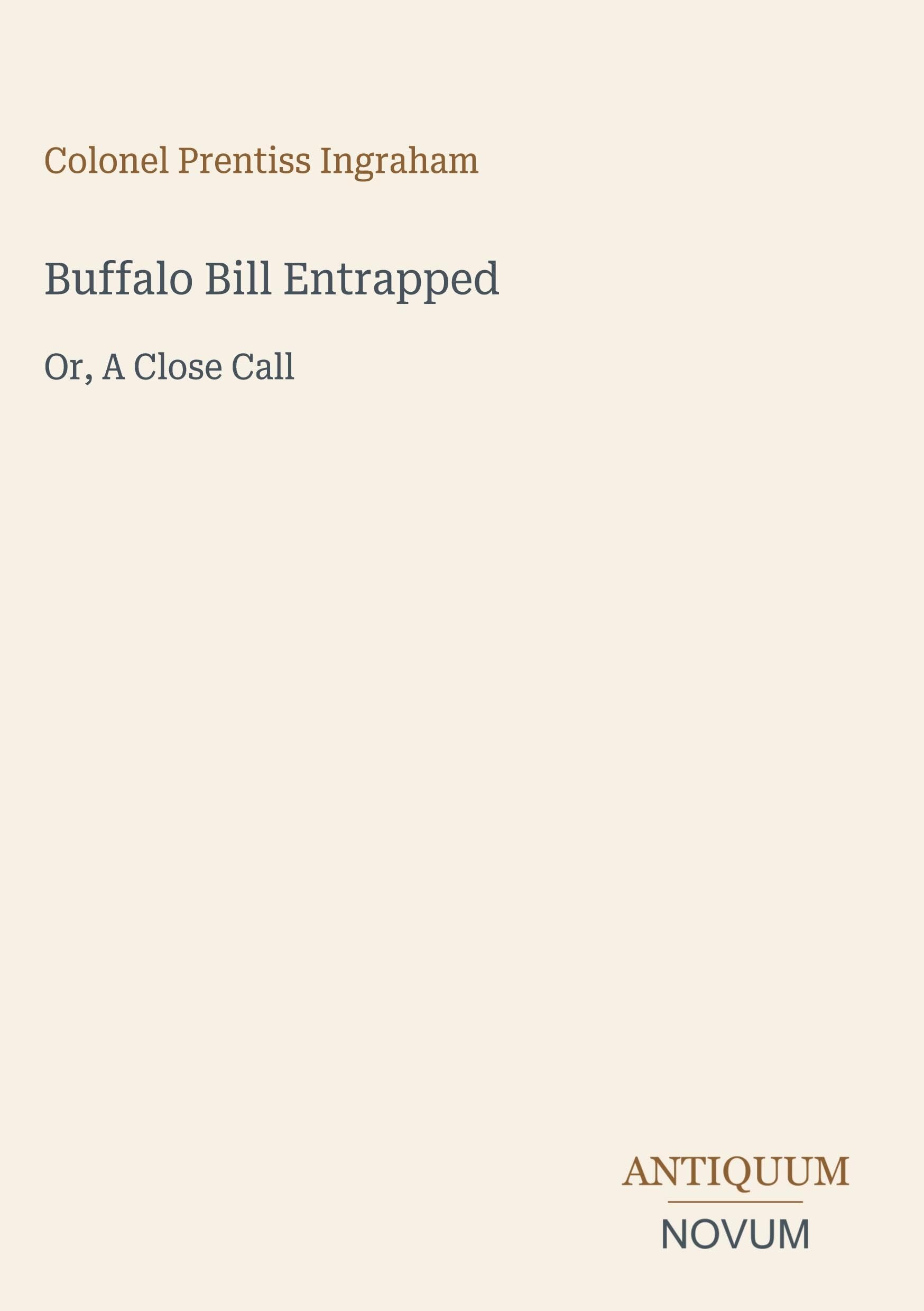 Buffalo Bill Entrapped