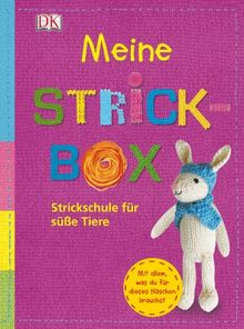 Meine Strick-Box: Strickschule für süße Tiere (inkl. Stricknadeln, Wolle, Füllwatte für 1 Tier)