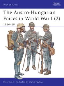 The Austro-Hungarian Forces in World War I (2): 1916-18: 1916-18 v. 2 (Men-at-Arms)