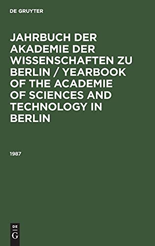 1987: JBAWB-B (Jahrbuch der Akademie der Wissenschaften zu Berlin / Yearbook of The Academie of Sciences and Technology in Berlin)