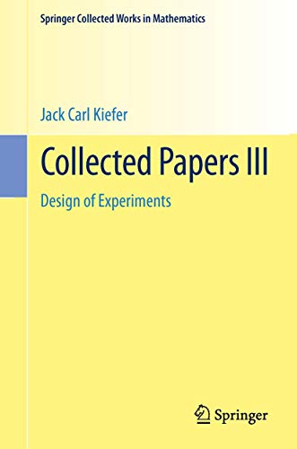 Collected Papers III: Design of Experiments
