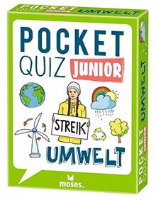 moses. Pocket Quiz Junior Umwelt | Das Wissensspiel rund um das Trendthema Nachhaltigkeit und Umwelt | Für Kinder ab 8 Jahren