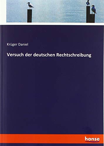 Versuch der deutschen Rechtschreibung