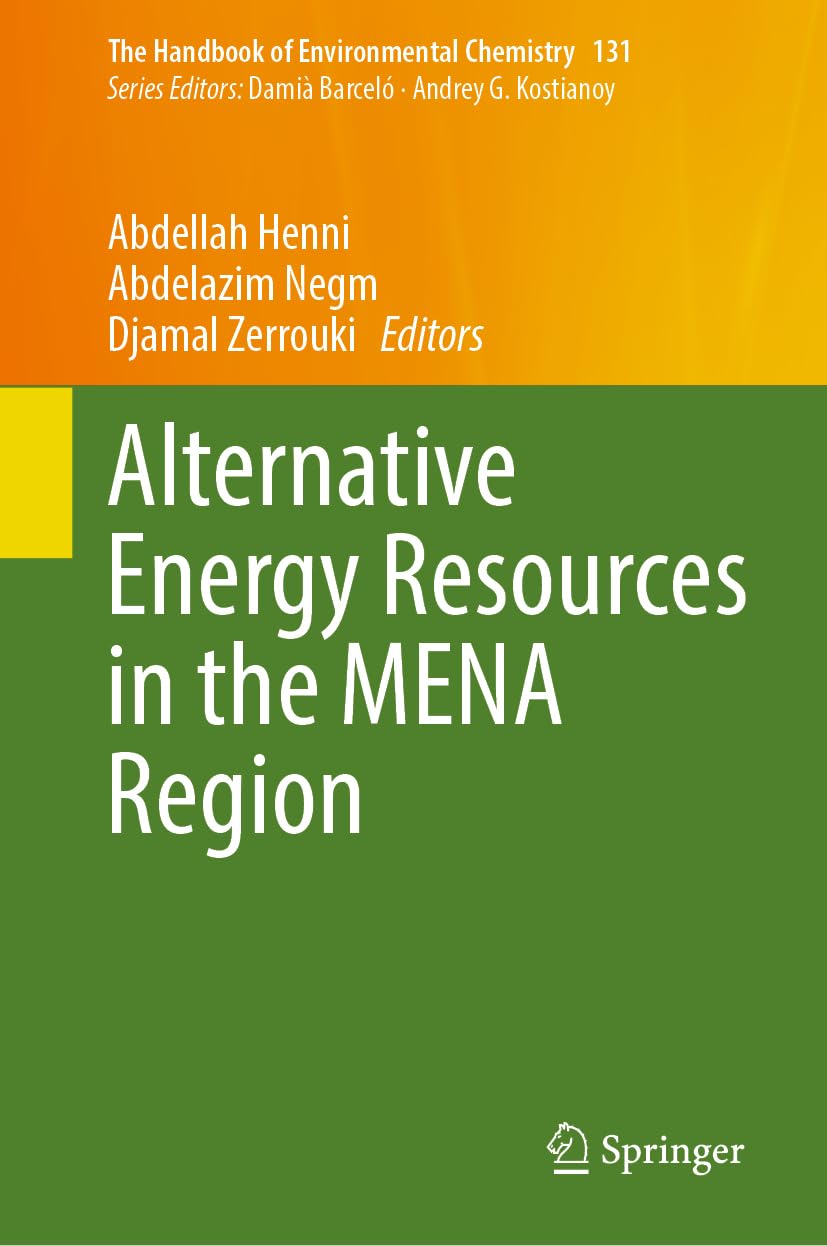 Alternative Energy Resources in the MENA Region (The Handbook of Environmental Chemistry, 131, Band 131)