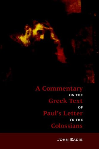 COMMENTARY ON COLOSSIANS