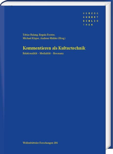 Kommentieren als Kulturtechnik