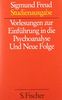 Vorlesungen zur Einführung in die Psychoanalyse und Neue Folge (Studienausgabe) Bd.1 von 10 u. Erg.-Bd.
