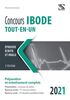 Concours Ibode, tout-en-un, 2021 : épreuve écrite et orale : préparation et entraînement complets