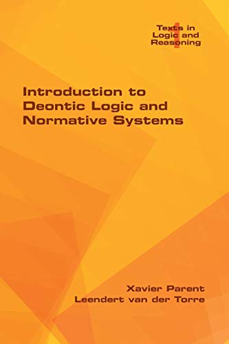Xavier Parent Introduction To Deontic Logic And Normative Systems