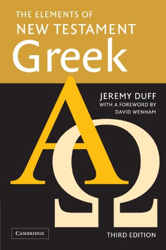 Jeremy Duff The Elements Of New Testament Greek