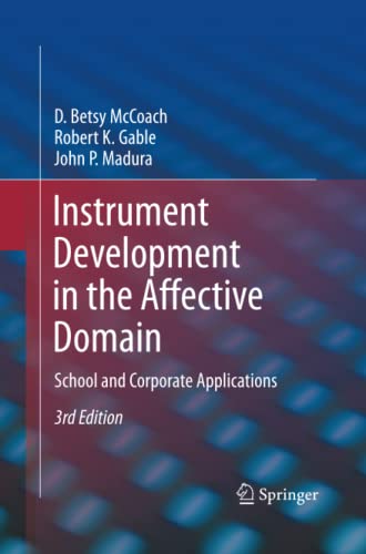 Instrument Development in the Affective Domain: School and Corporate Applications