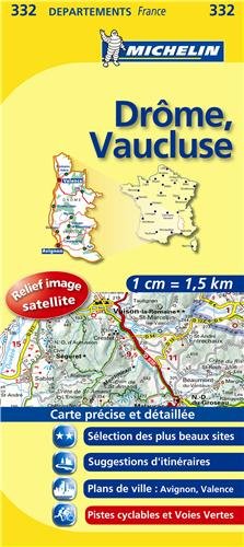 Michelin Drome, Vaucluse (Michelin kaart - lokaal Frankrijk (332))