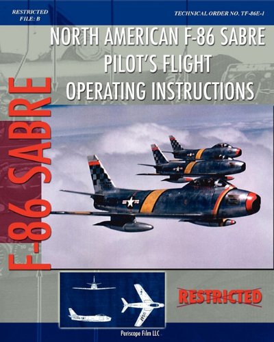 Air Force, United States North American F-86 Sabre Pilot's Flight Operating Instructions