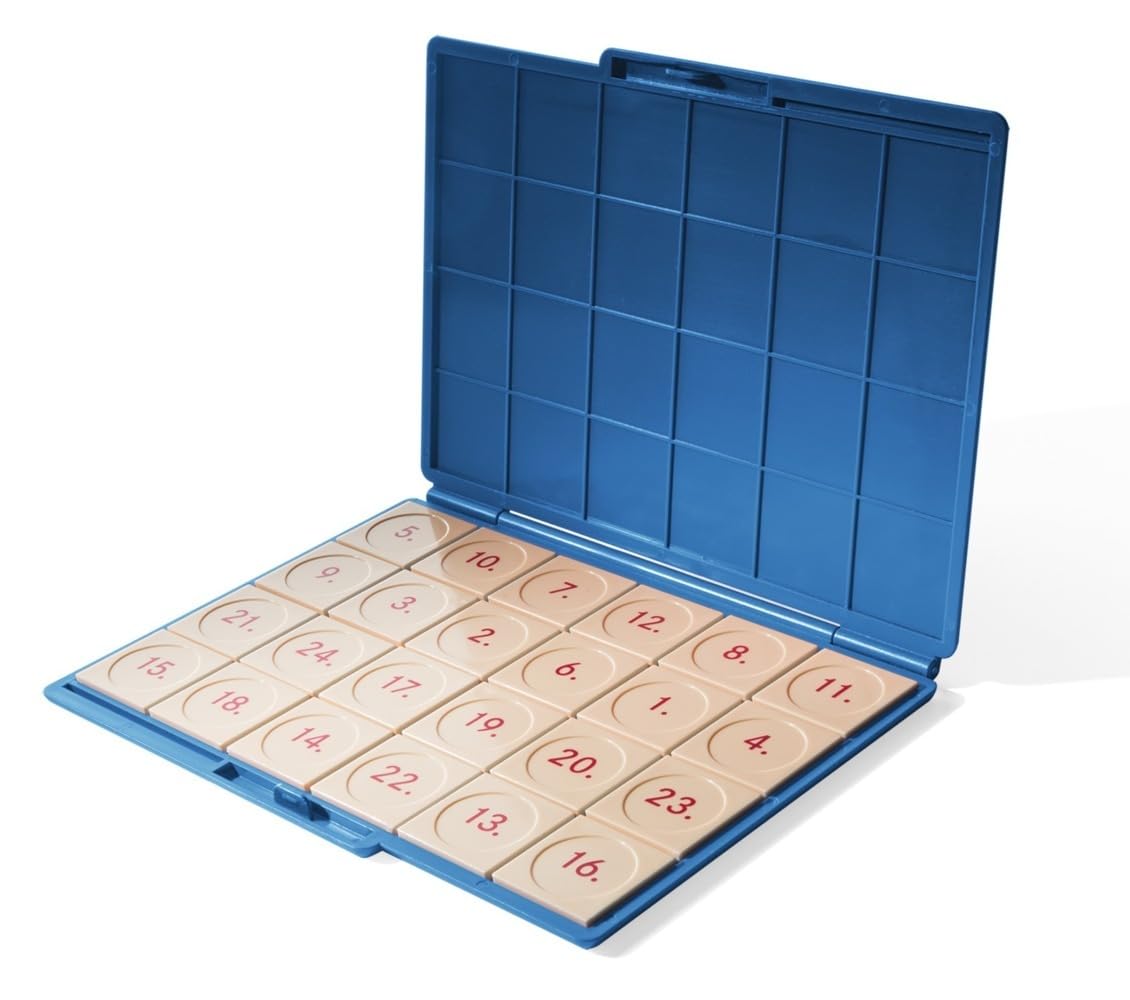 unbekannt LÜK, Kontrollgerät Blau Mit 24 Aufgabenplättchen (kompakt) Neuere Kompaktversion (LÜK, Lösungsgeräte Für Alle LÜK-Übungshefte)