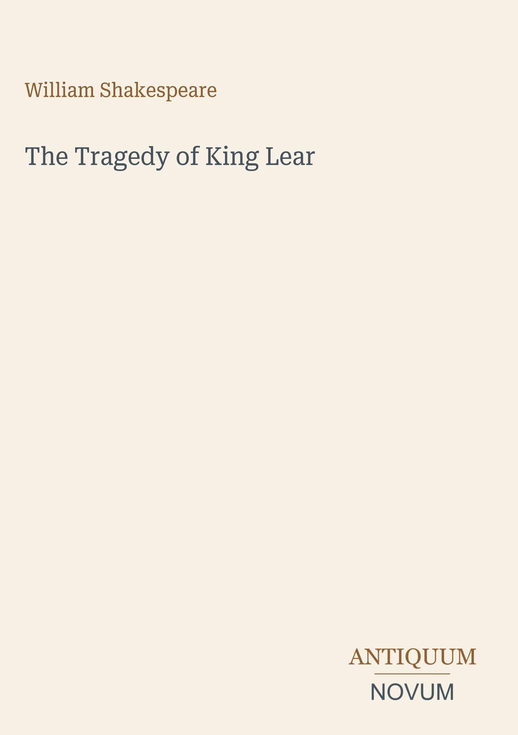 The Tragedy of King Lear
