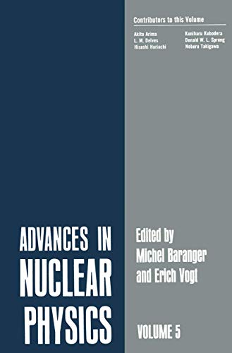 Advances in Nuclear Physics: Volume 5 (Advances in Nuclear Physics, 5, Band 5)
