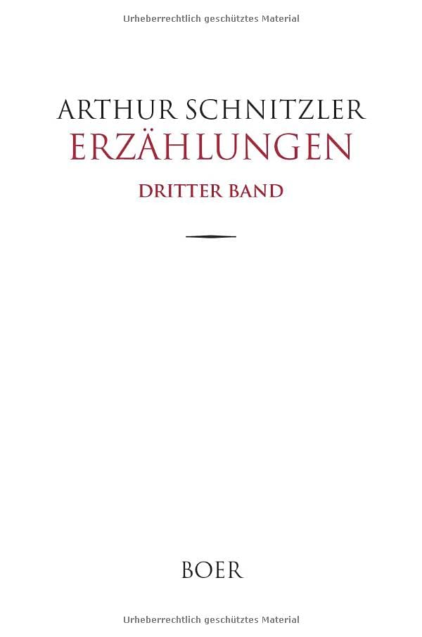Erzählungen, Band 3