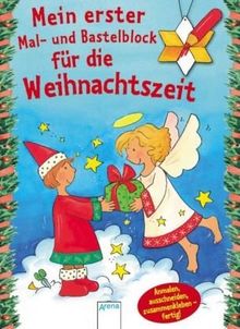 Mein erster Mal- und Bastelblock für die Weihnachtszeit