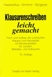 Klausurenschreiben leicht gemacht
