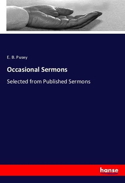 Occasional Sermons: Selected from Published Sermons
