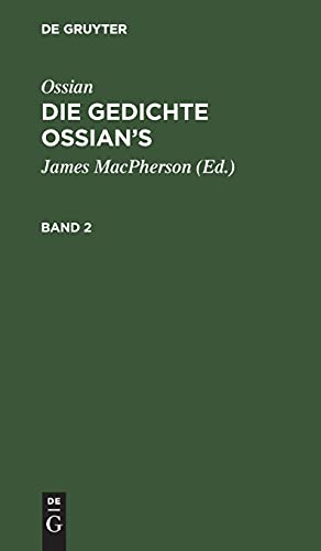 Ossian [angebl. Verf.]; James Macpherson: Die Gedichte Oisian's. Band 2: Erster Gesang; GO-B, Band 2