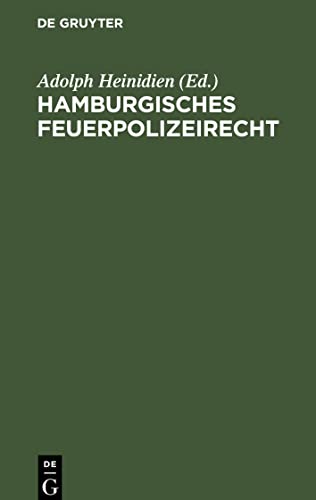 Hamburgisches Feuerpolizeirecht: Sonderteil: Der Hafen von Hamburg