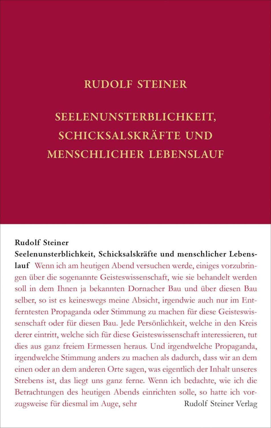 Seelenunsterblichkeit, Schicksalskräfte und menschlicher Lebenslauf