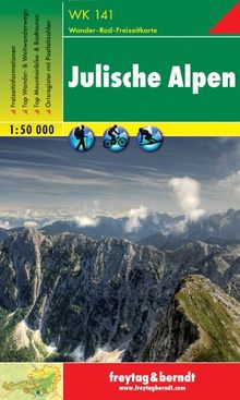 Freytag Berndt Wanderkarten, WK 141, Julische Alpen - Maßstab 1:50 000: Wander-, Rad- und Freizeitkarte