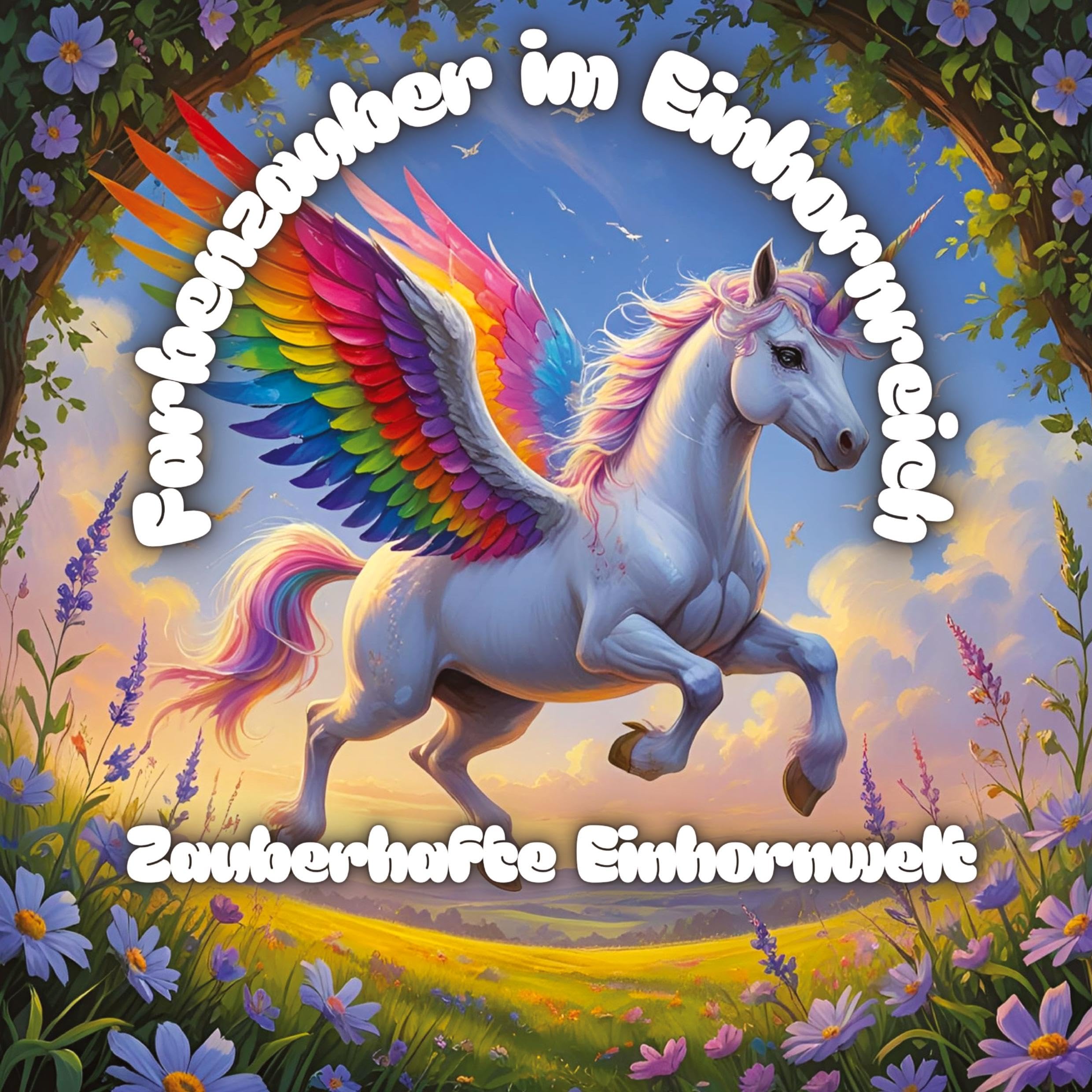 Farbenzauber im Einhornreich: Zauberhafte Einhornwelt