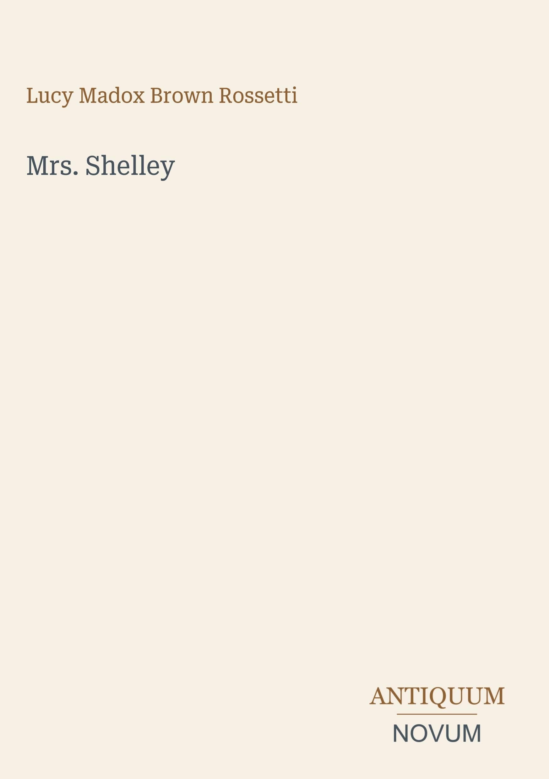 Mrs. Shelley