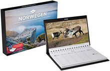 Norwegen Tischkalender 2022: Wochenkalender mit Terminplaner (KUNTH Tischkalender mit Wochenplaner)