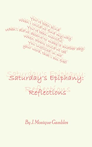 Saturday's Epiphany: Reflections