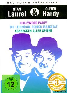 Stan Laurel & Oliver Hardy:  Hollywood Party / Die Leibköche Seiner Majestät / Schrecken Aller Spione von Sam Taylor, Roy Rowland | DVD | Zustand sehr gut