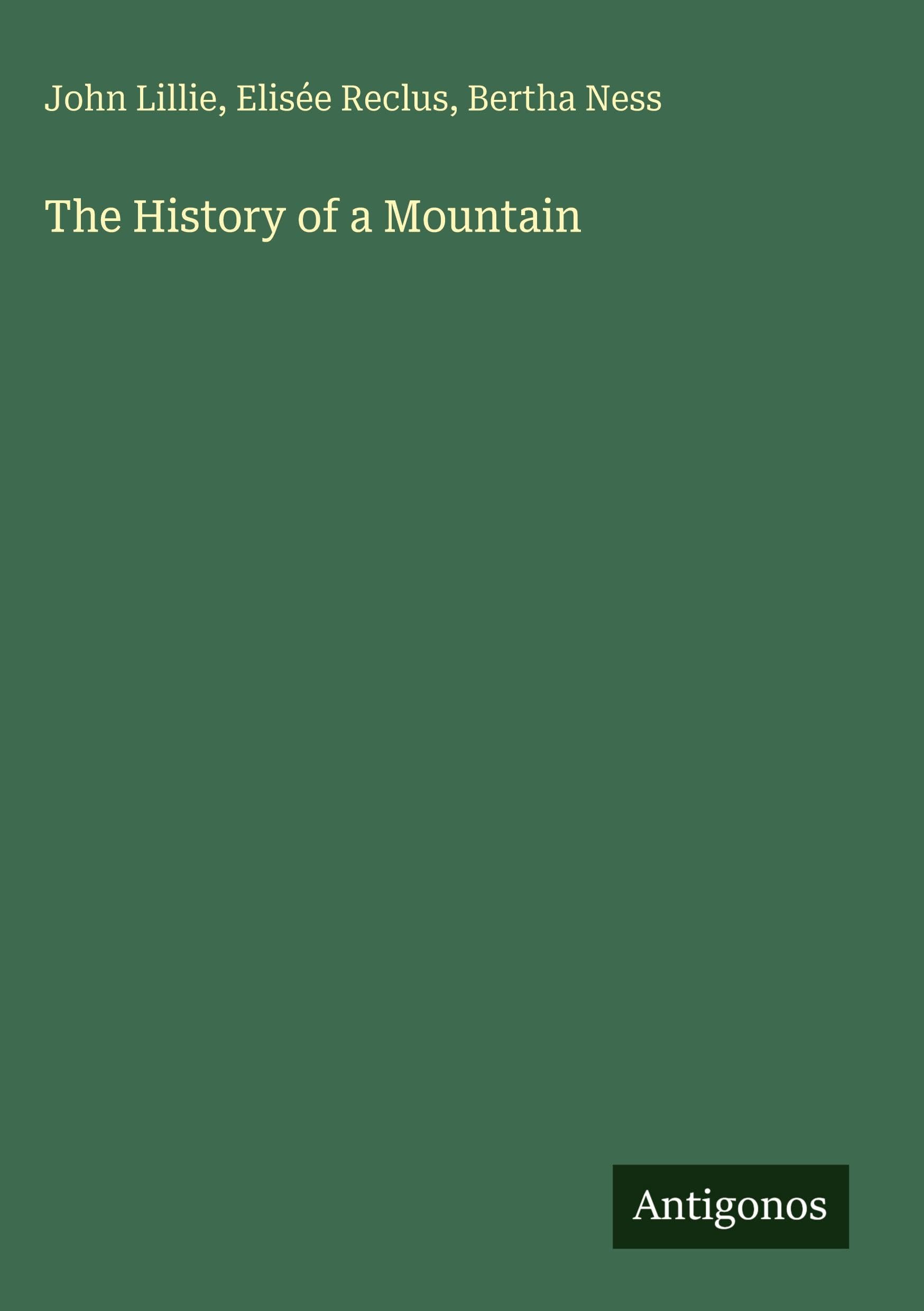 The History of a Mountain