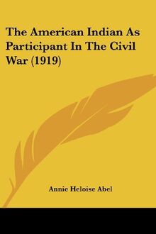 The American Indian As Participant In The Civil War (1919)