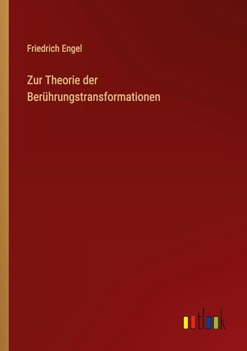 Zur Theorie der Berührungstransformationen
