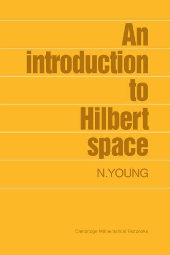 N Young An Introduction To Hilbert Space (Cambridge Mathematical Textbooks)