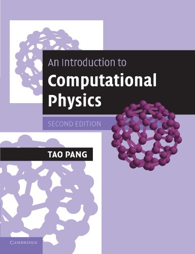 Tao Pang An Introduction To Computational Physics